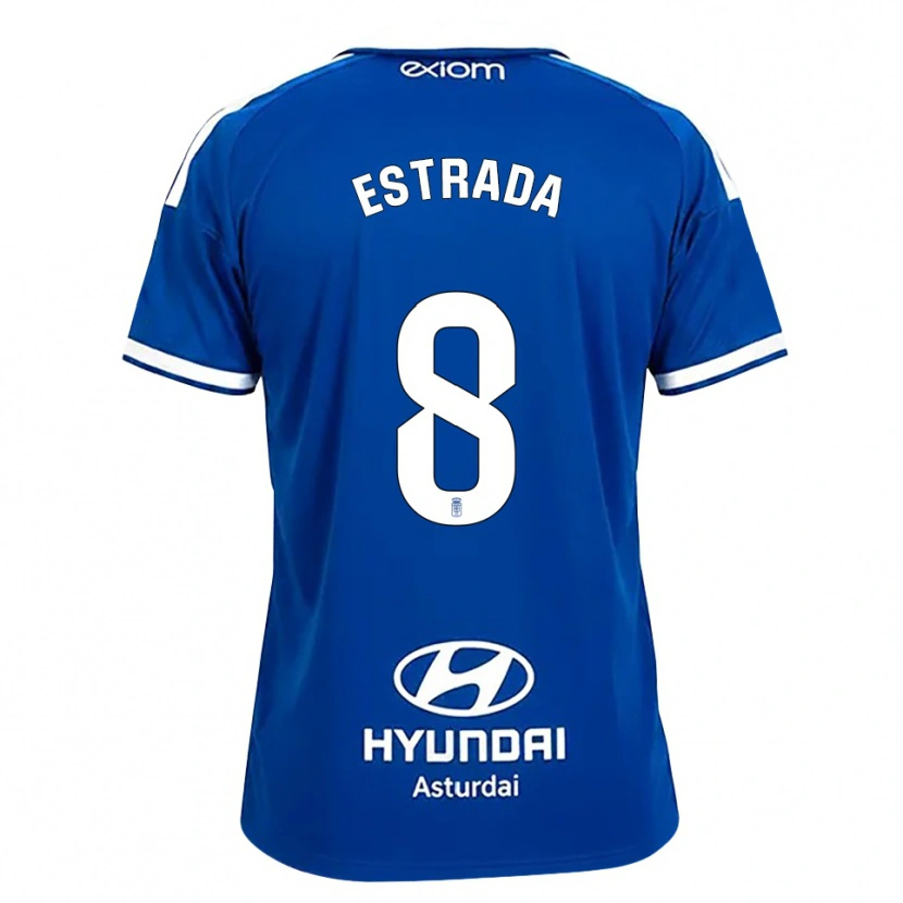 Danxen Kinder Nacho Estrada #8 Mittelblau Weiß Heimtrikot Trikot 2026/27 T-Shirt Schweiz