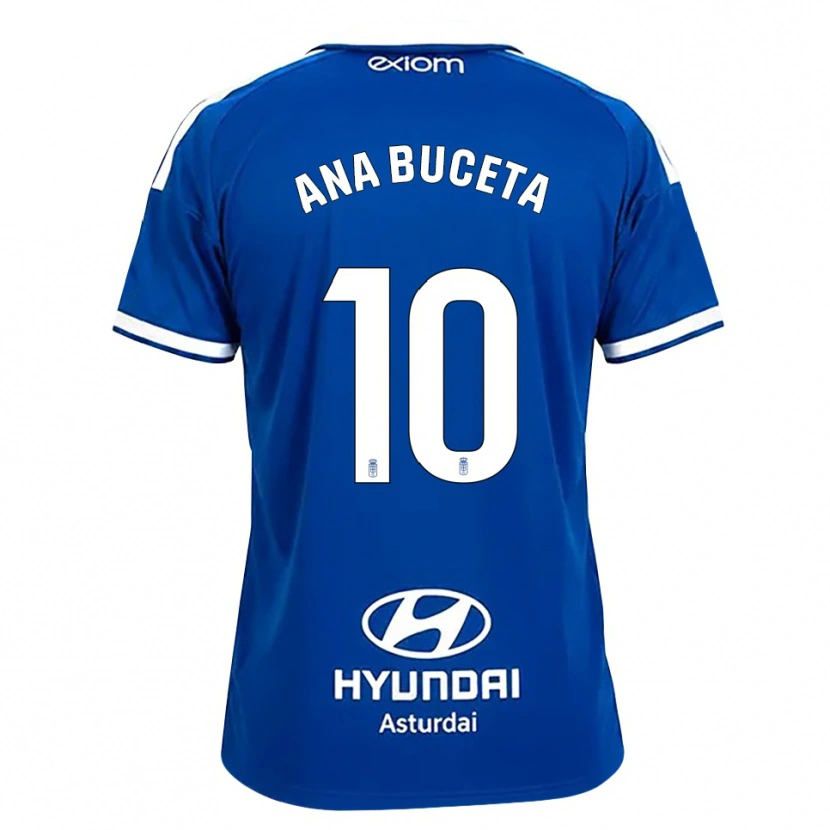 Danxen Kinder Ana Buceta #10 Mittelblau Weiß Heimtrikot Trikot 2026/27 T-Shirt Schweiz