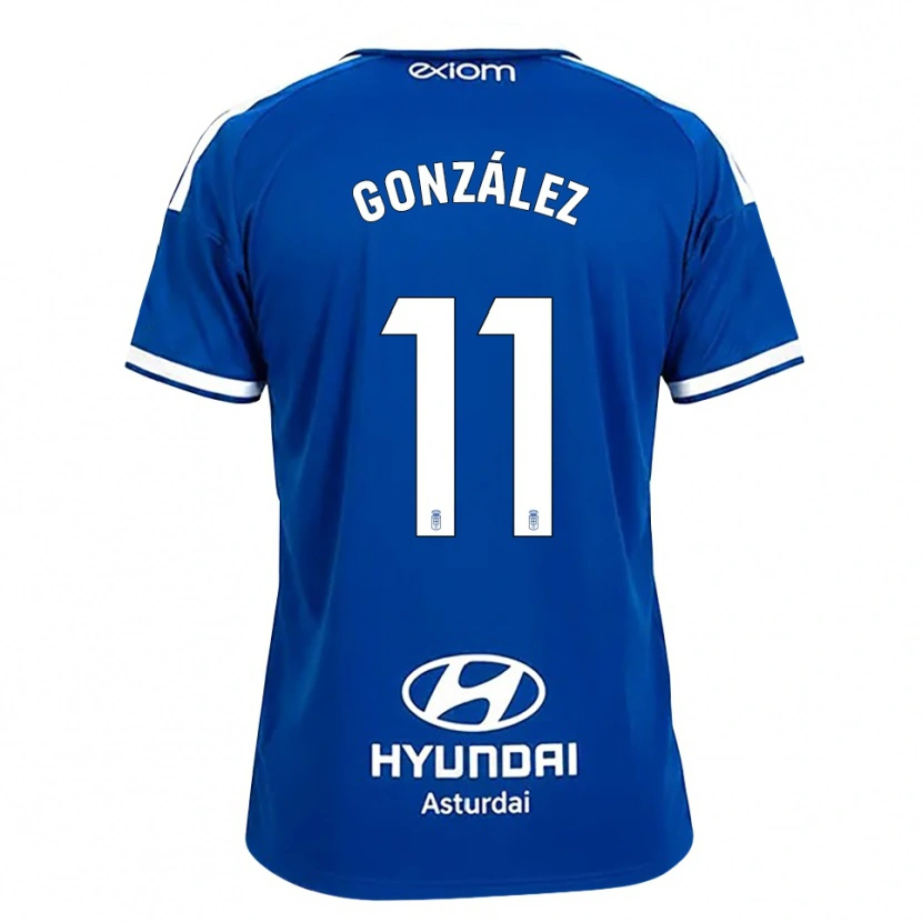 Danxen Kinder Jacobo González #11 Mittelblau Weiß Heimtrikot Trikot 2026/27 T-Shirt Schweiz