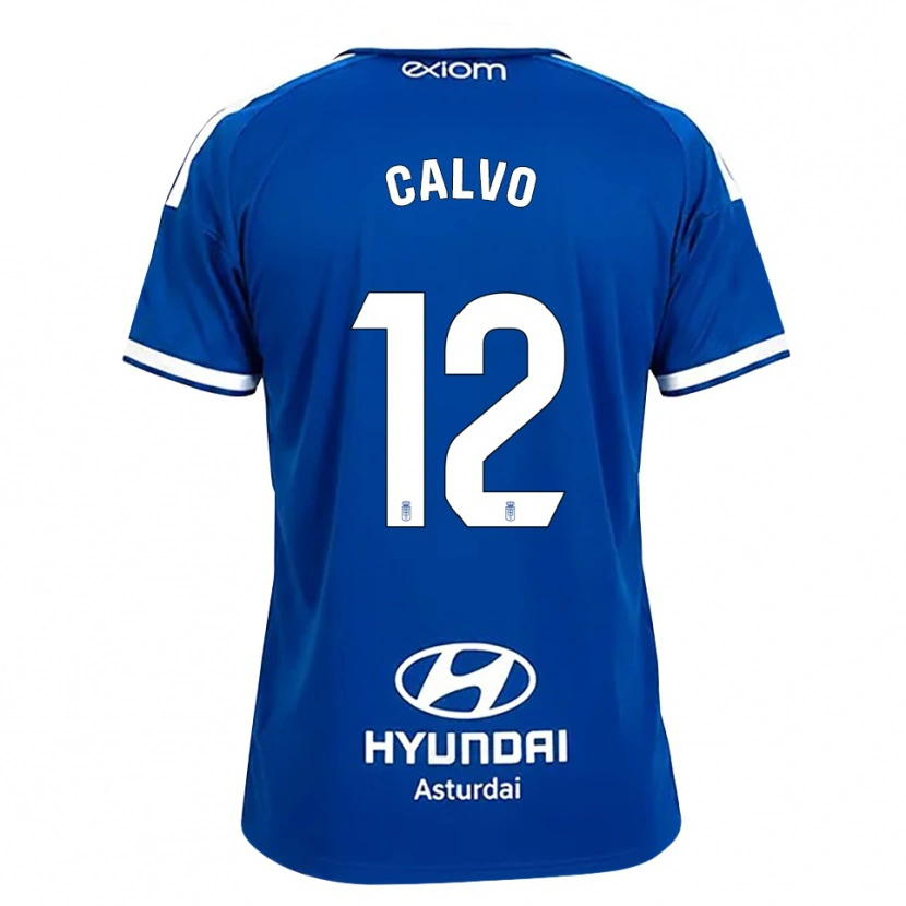 Danxen Kinder Dani Calvo #12 Mittelblau Weiß Heimtrikot Trikot 2026/27 T-Shirt Schweiz