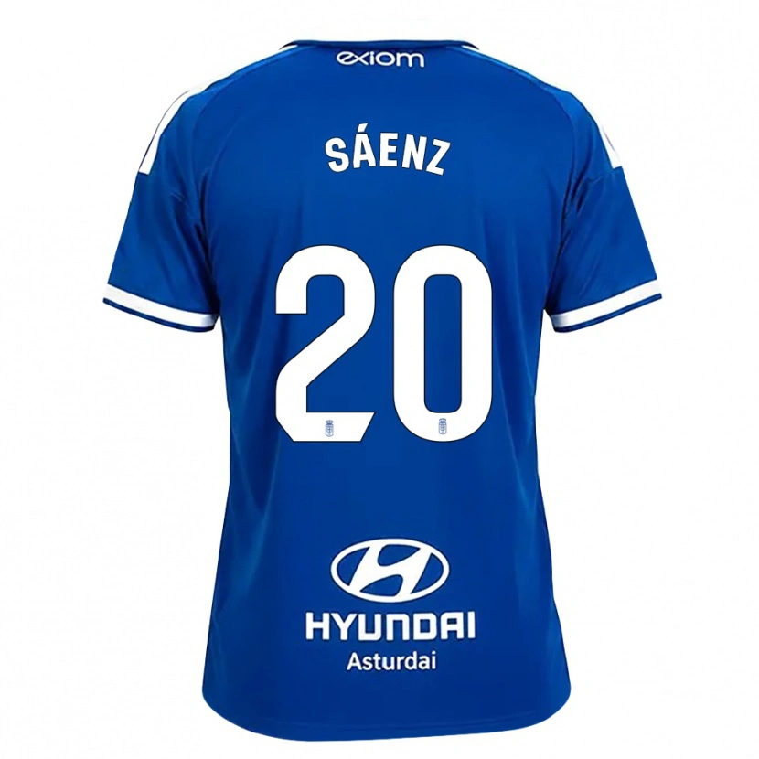 Danxen Kinder Pablo Sáenz #20 Mittelblau Weiß Heimtrikot Trikot 2026/27 T-Shirt Schweiz