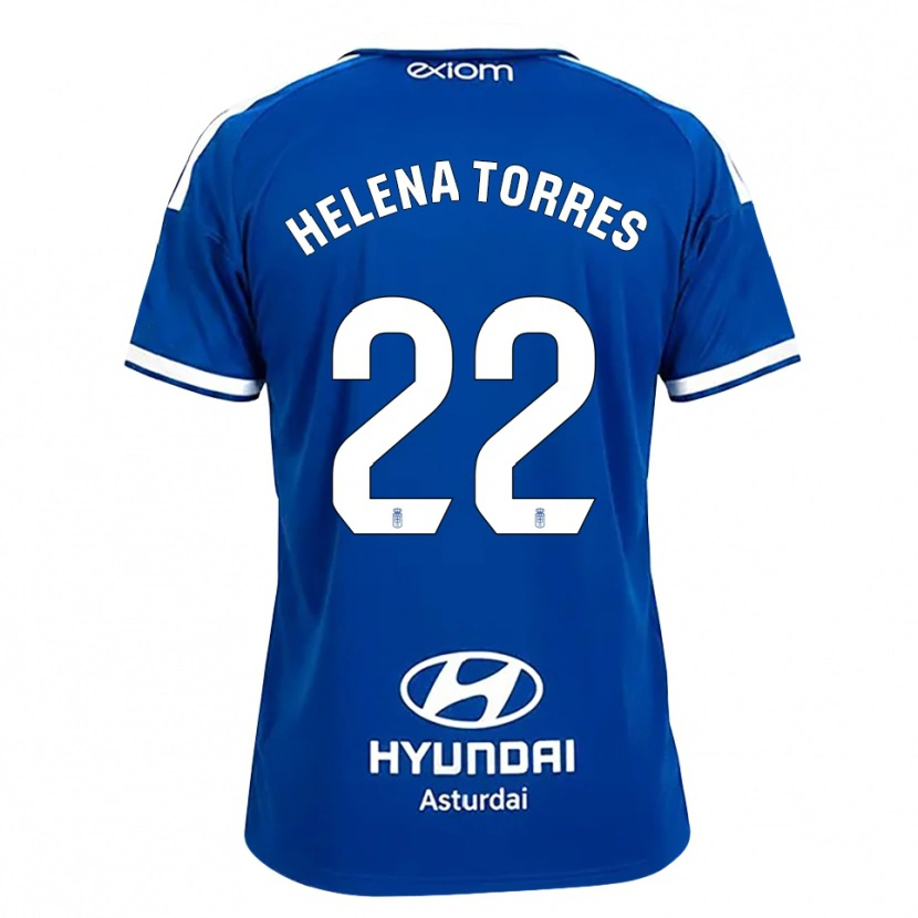 Danxen Kinder Helena Torres Maiquez #22 Mittelblau Weiß Heimtrikot Trikot 2026/27 T-Shirt Schweiz