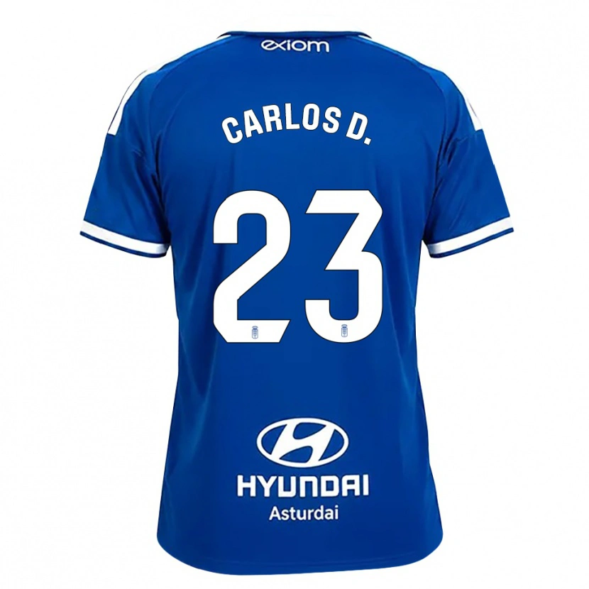 Danxen Kinder Carlos Domínguez #23 Mittelblau Weiß Heimtrikot Trikot 2026/27 T-Shirt Schweiz