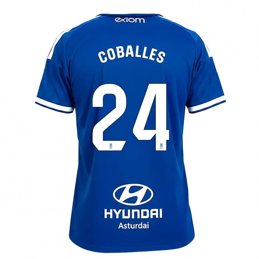 Danxen Kinder Jaime Coballes #24 Mittelblau Weiß Heimtrikot Trikot 2026/27 T-Shirt Schweiz