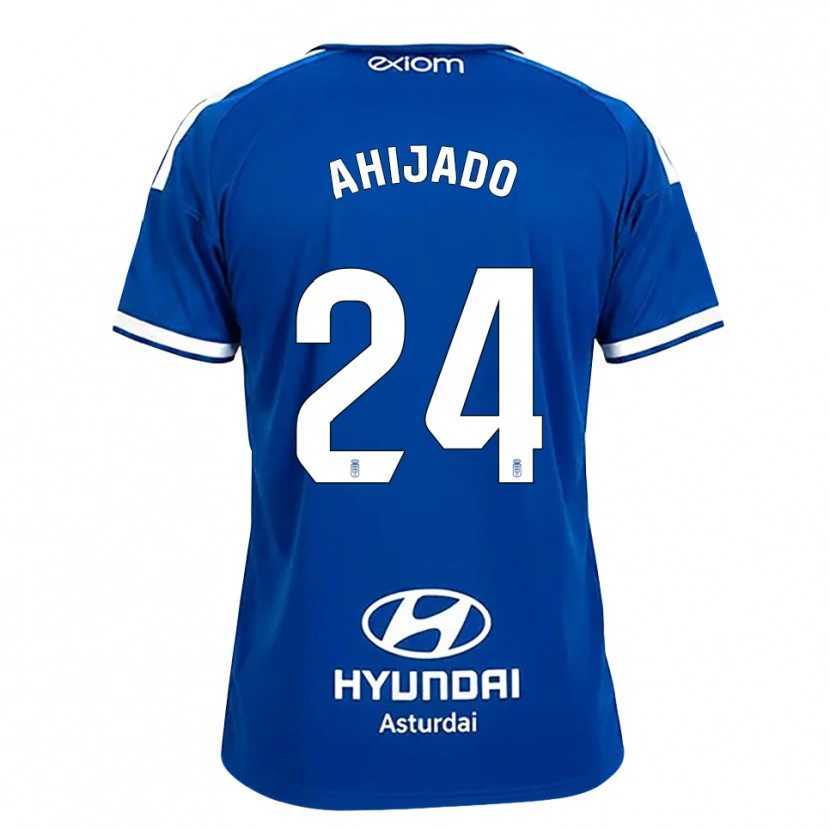 Danxen Kinder Lucas Ahijado #24 Mittelblau Weiß Heimtrikot Trikot 2026/27 T-Shirt Schweiz