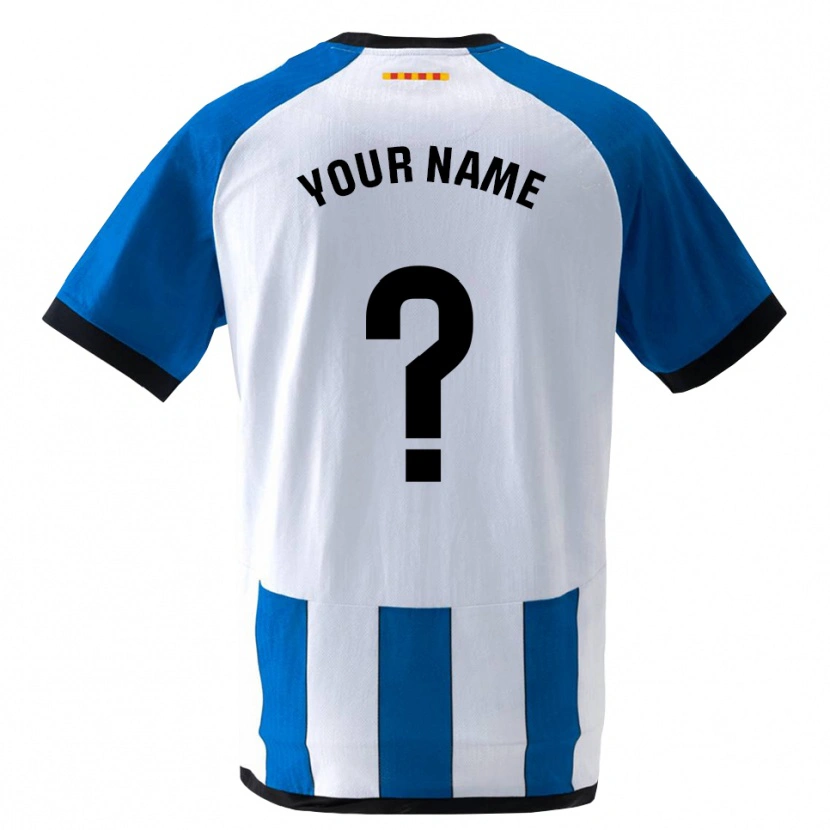 Danxen Kinder Ihren Namen #0 Königsblau Weiß Heimtrikot Trikot 2026/27 T-Shirt Schweiz