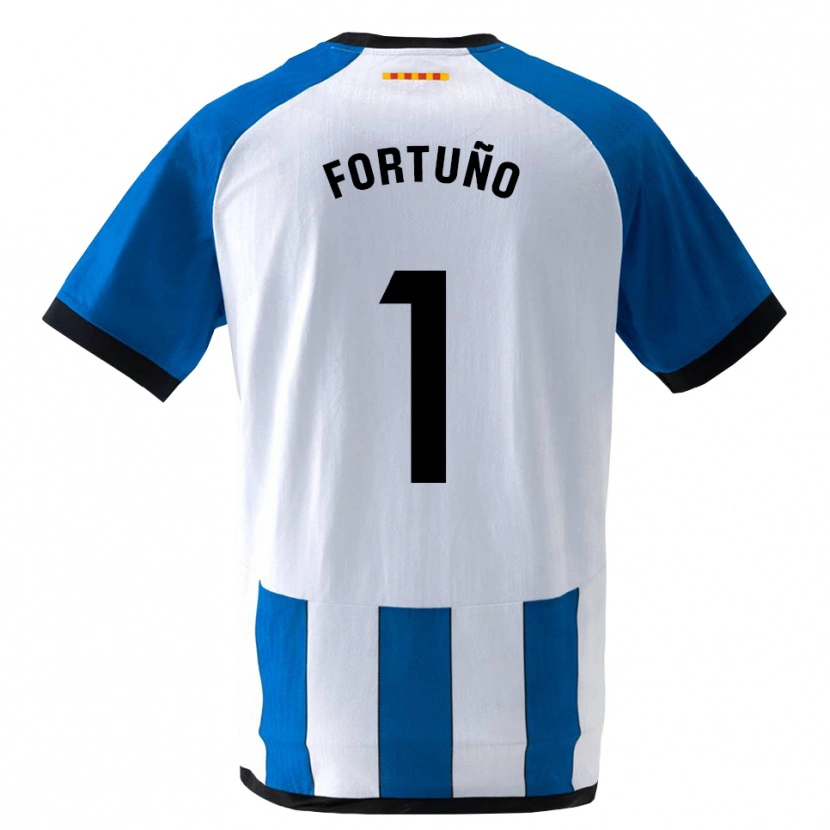 Danxen Kinder Ángel Fortuño #1 Königsblau Weiß Heimtrikot Trikot 2026/27 T-Shirt Schweiz