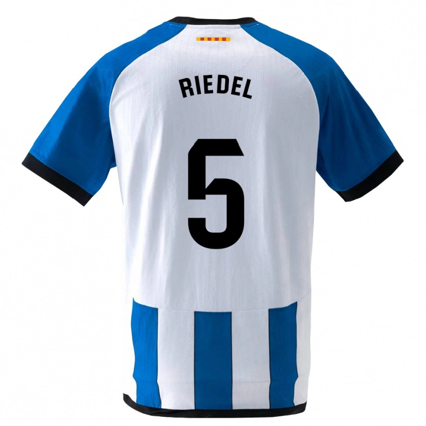 Danxen Kinder Clemens Riedel #5 Königsblau Weiß Heimtrikot Trikot 2026/27 T-Shirt Schweiz