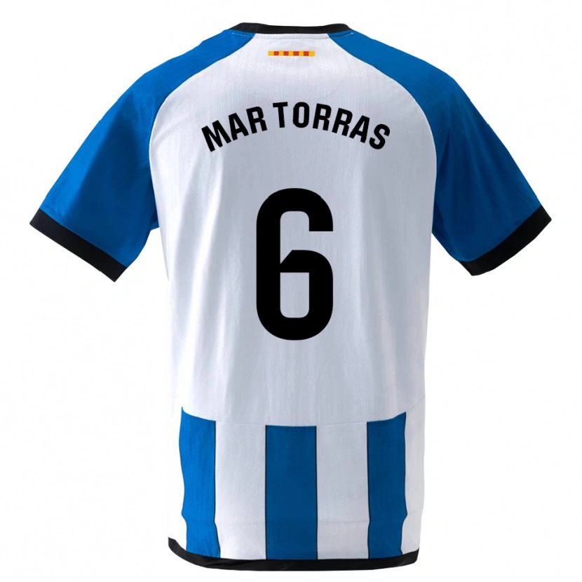 Danxen Kinder Mar Torrás De Fortuny #6 Königsblau Weiß Heimtrikot Trikot 2026/27 T-Shirt Schweiz