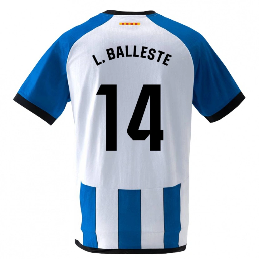 Danxen Kinder Laia Balleste Sciora #14 Königsblau Weiß Heimtrikot Trikot 2026/27 T-Shirt Schweiz