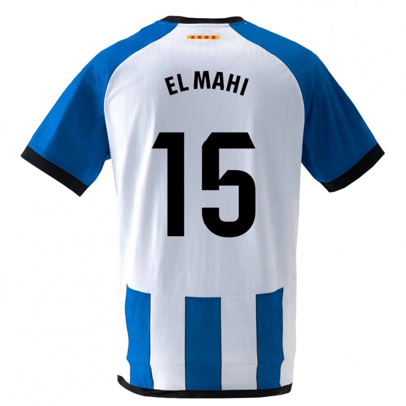Danxen Kinder Moha El Mahi #15 Königsblau Weiß Heimtrikot Trikot 2026/27 T-Shirt Schweiz
