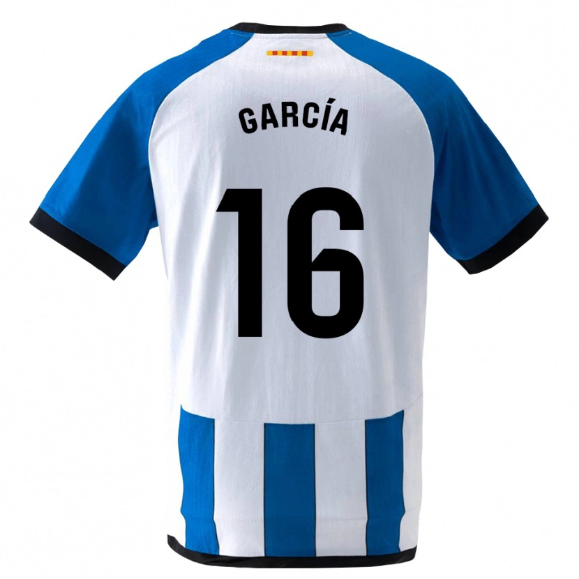 Danxen Kinder Marc García #16 Königsblau Weiß Heimtrikot Trikot 2026/27 T-Shirt Schweiz