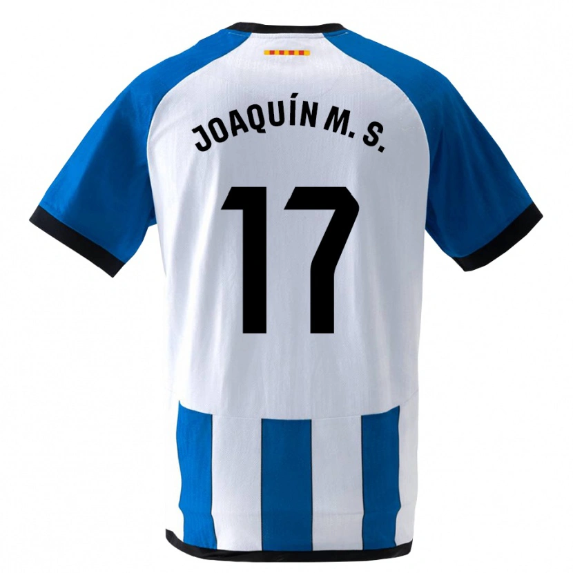 Danxen Kinder Joaquín Sánchez #17 Königsblau Weiß Heimtrikot Trikot 2026/27 T-Shirt Schweiz