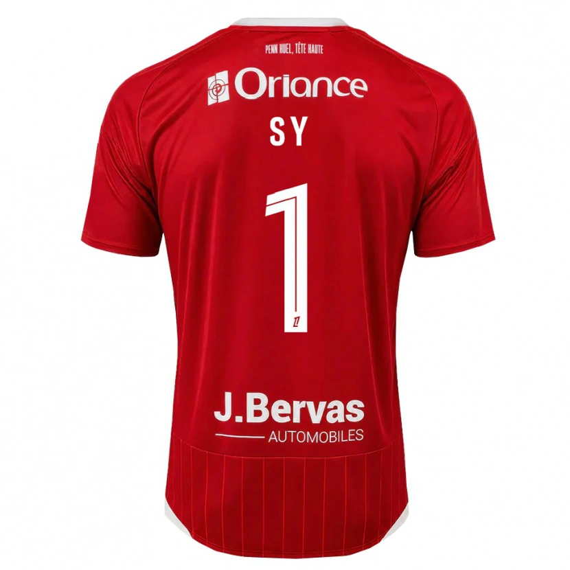 Danxen Kinder Seydou Sy #1 Weiß Rot Heimtrikot Trikot 2026/27 T-Shirt Schweiz