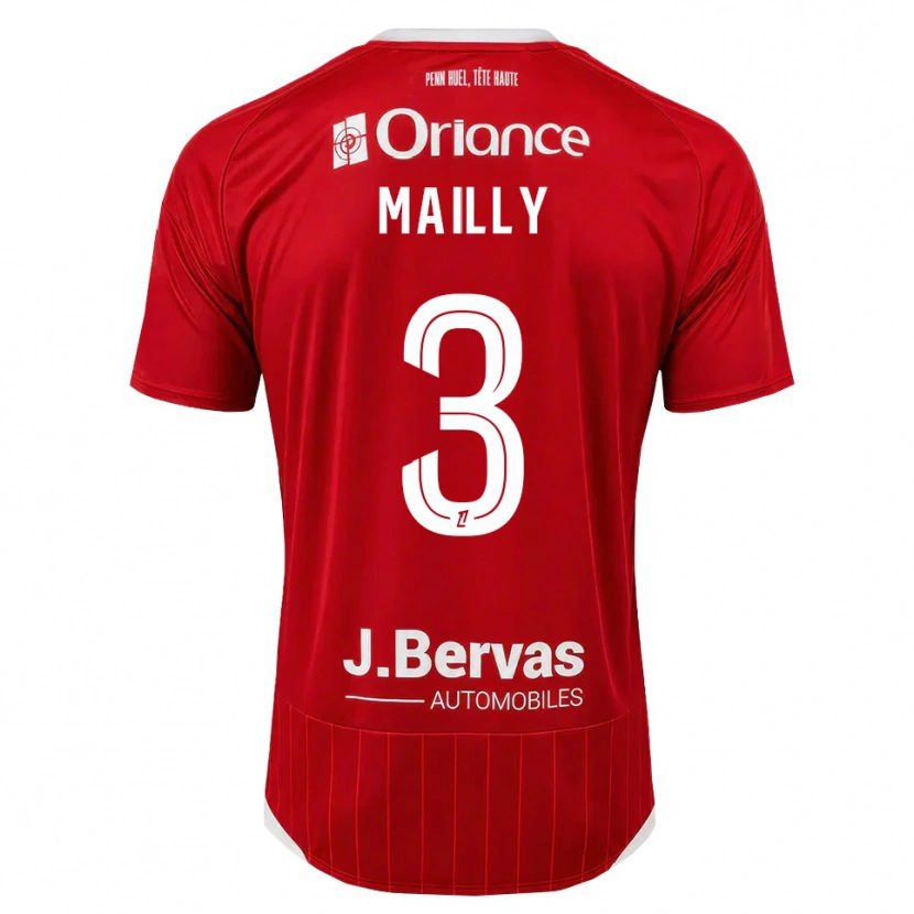 Danxen Kinder Evan Mailly #3 Weiß Rot Heimtrikot Trikot 2026/27 T-Shirt Schweiz