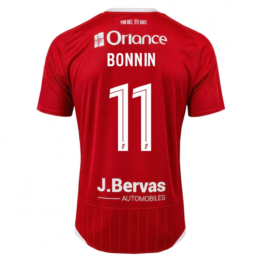 Danxen Kinder Lilian Bonnin #11 Weiß Rot Heimtrikot Trikot 2026/27 T-Shirt Schweiz