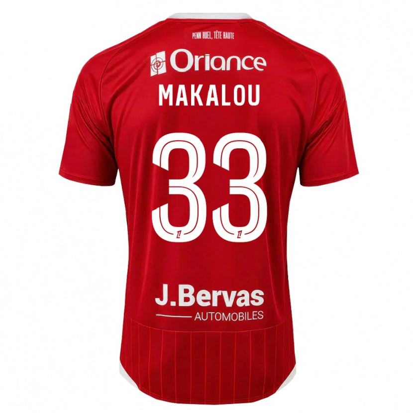 Danxen Kinder Hamidou Makalou #33 Weiß Rot Heimtrikot Trikot 2026/27 T-Shirt Schweiz