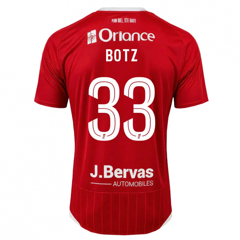 Danxen Kinder Léo Botz #33 Weiß Rot Heimtrikot Trikot 2026/27 T-Shirt Schweiz