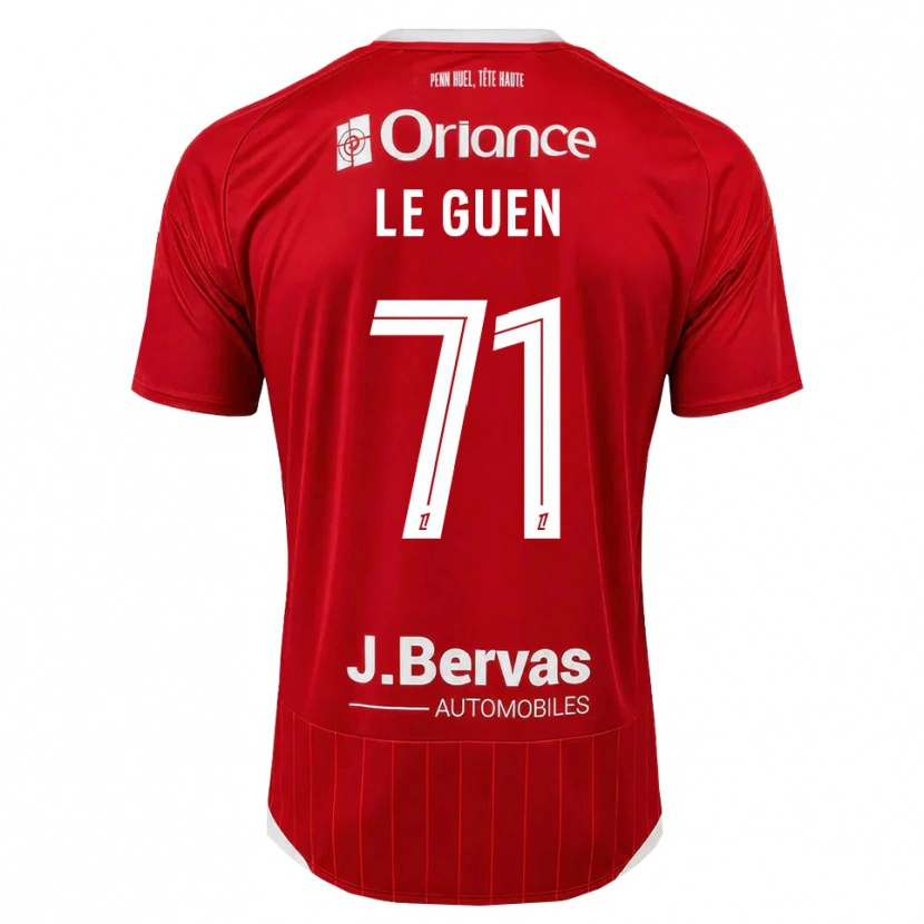 Danxen Kinder Raphaël Le Guen #71 Weiß Rot Heimtrikot Trikot 2026/27 T-Shirt Schweiz