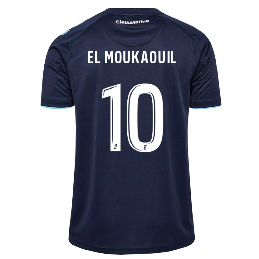 Danxen Kinder Mohamed El Moukaouil #10 Kornblumenblau Mitternachtsblau Heimtrikot Trikot 2026/27 T-Shirt Schweiz