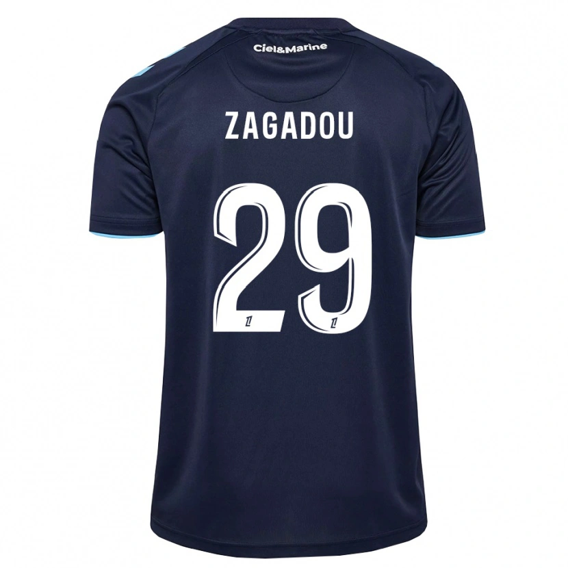 Danxen Kinder Stephan Zagadou #29 Kornblumenblau Mitternachtsblau Heimtrikot Trikot 2026/27 T-Shirt Schweiz