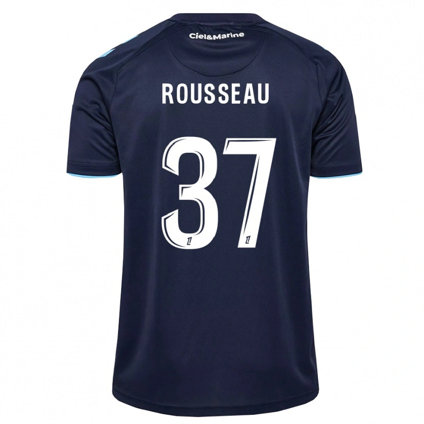 Danxen Kinder Thomas Rousseau #37 Kornblumenblau Mitternachtsblau Heimtrikot Trikot 2026/27 T-Shirt Schweiz