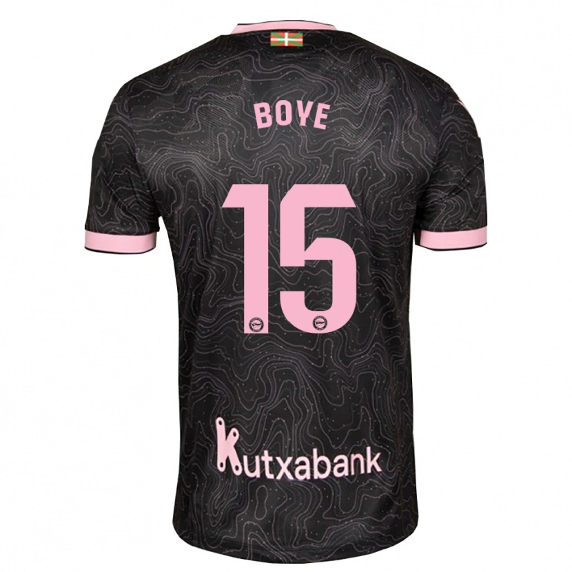 Danxen Kinder Lucas Boyé #15 Schwarz Pink Auswärtstrikot Trikot 2026/27 T-Shirt Schweiz