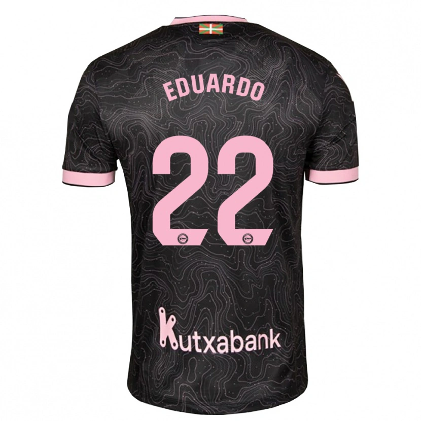 Danxen Kinder Eduardo Fontana #22 Schwarz Pink Auswärtstrikot Trikot 2026/27 T-Shirt Schweiz
