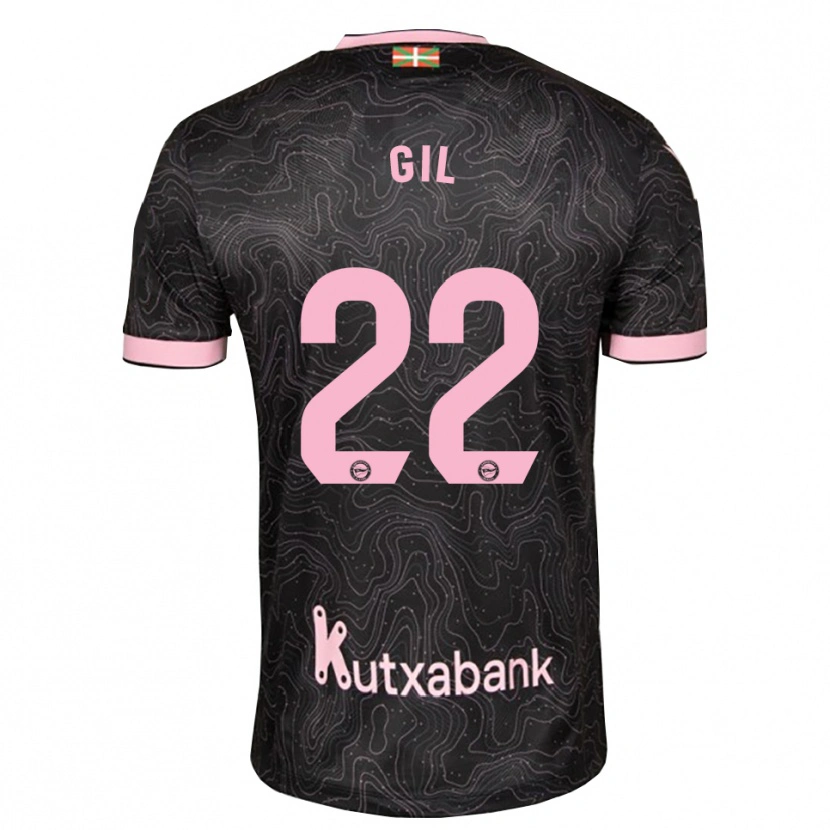Danxen Kinder Raquel Gil #22 Schwarz Pink Auswärtstrikot Trikot 2026/27 T-Shirt Schweiz