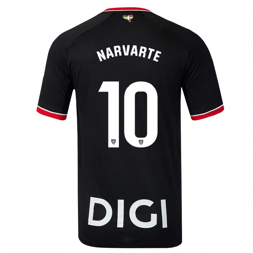 Danxen Kinder Danel Narvarte #10 Schwarz Weiß Rot Auswärtstrikot Trikot 2026/27 T-Shirt Schweiz