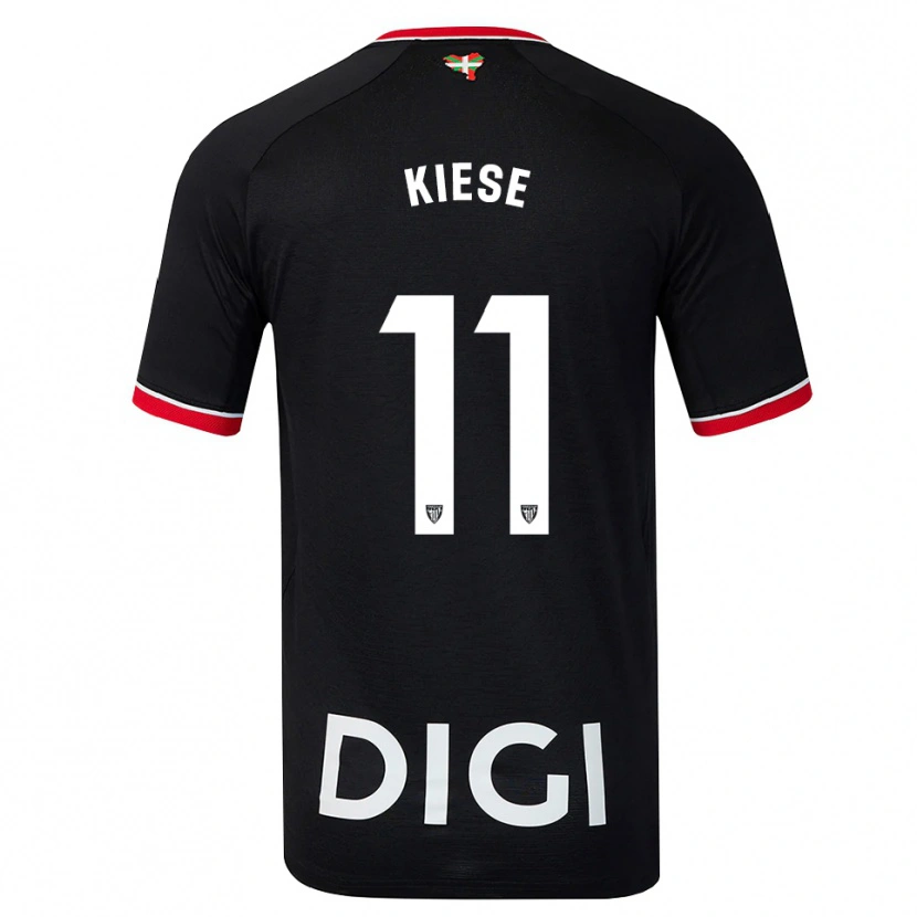Danxen Kinder Manasse Kiese #11 Schwarz Weiß Rot Auswärtstrikot Trikot 2026/27 T-Shirt Schweiz