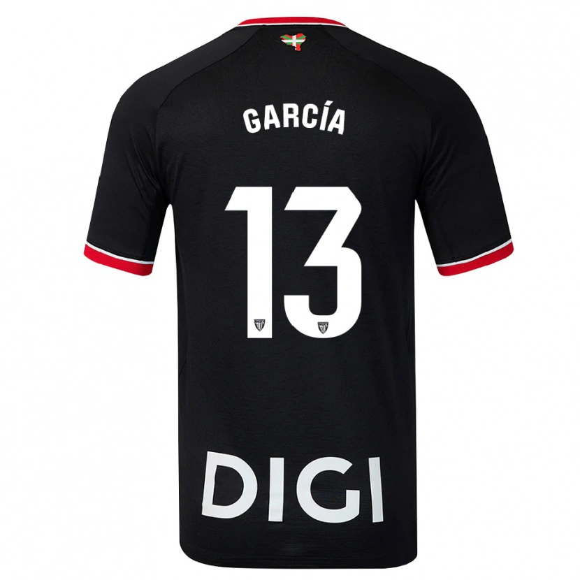 Danxen Kinder Simón García #13 Schwarz Weiß Rot Auswärtstrikot Trikot 2026/27 T-Shirt Schweiz