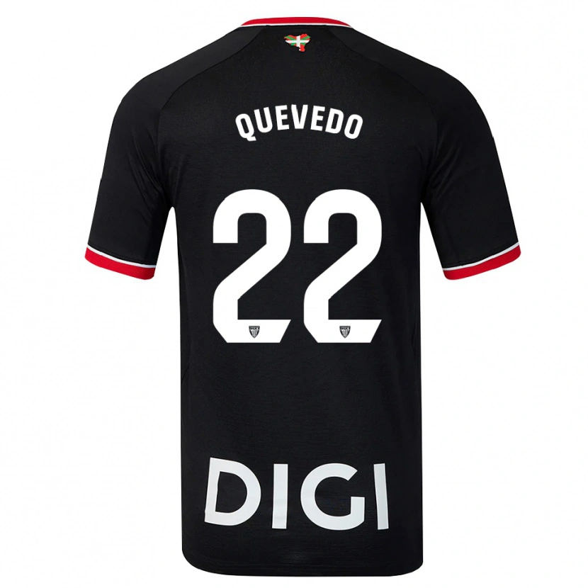 Danxen Kinder Ugaitz Quevedo #22 Schwarz Weiß Rot Auswärtstrikot Trikot 2026/27 T-Shirt Schweiz