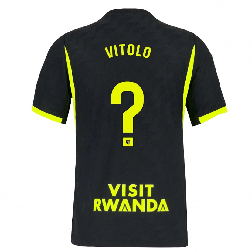 Danxen Kinder Vitolo #0 Hellgrün Schwarz Auswärtstrikot Trikot 2026/27 T-Shirt Schweiz
