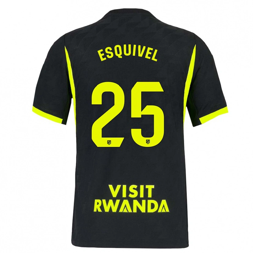Danxen Kinder Salvi Esquivel #25 Hellgrün Schwarz Auswärtstrikot Trikot 2026/27 T-Shirt Schweiz