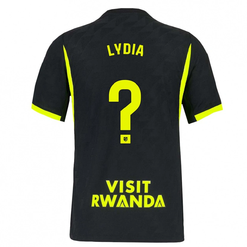 Danxen Kinder Lydia Rodríguez #0 Hellgrün Schwarz Auswärtstrikot Trikot 2026/27 T-Shirt Schweiz