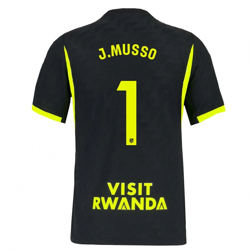 Danxen Kinder Juan Musso #1 Hellgrün Schwarz Auswärtstrikot Trikot 2026/27 T-Shirt Schweiz