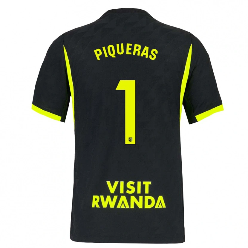 Danxen Kinder Diego Piqueras #1 Hellgrün Schwarz Auswärtstrikot Trikot 2026/27 T-Shirt Schweiz