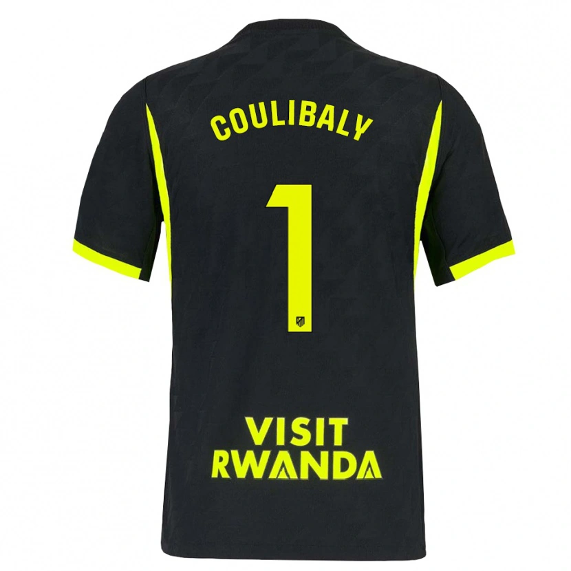 Danxen Kinder Izan Coulibaly #1 Hellgrün Schwarz Auswärtstrikot Trikot 2026/27 T-Shirt Schweiz