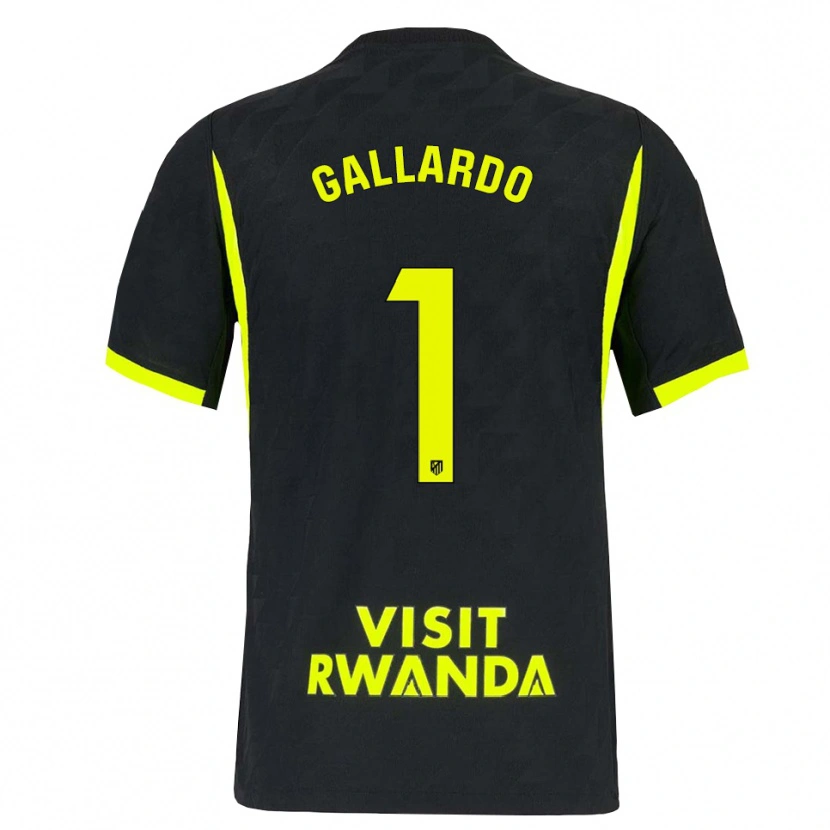 Danxen Kinder Lola Gallardo #1 Hellgrün Schwarz Auswärtstrikot Trikot 2026/27 T-Shirt Schweiz