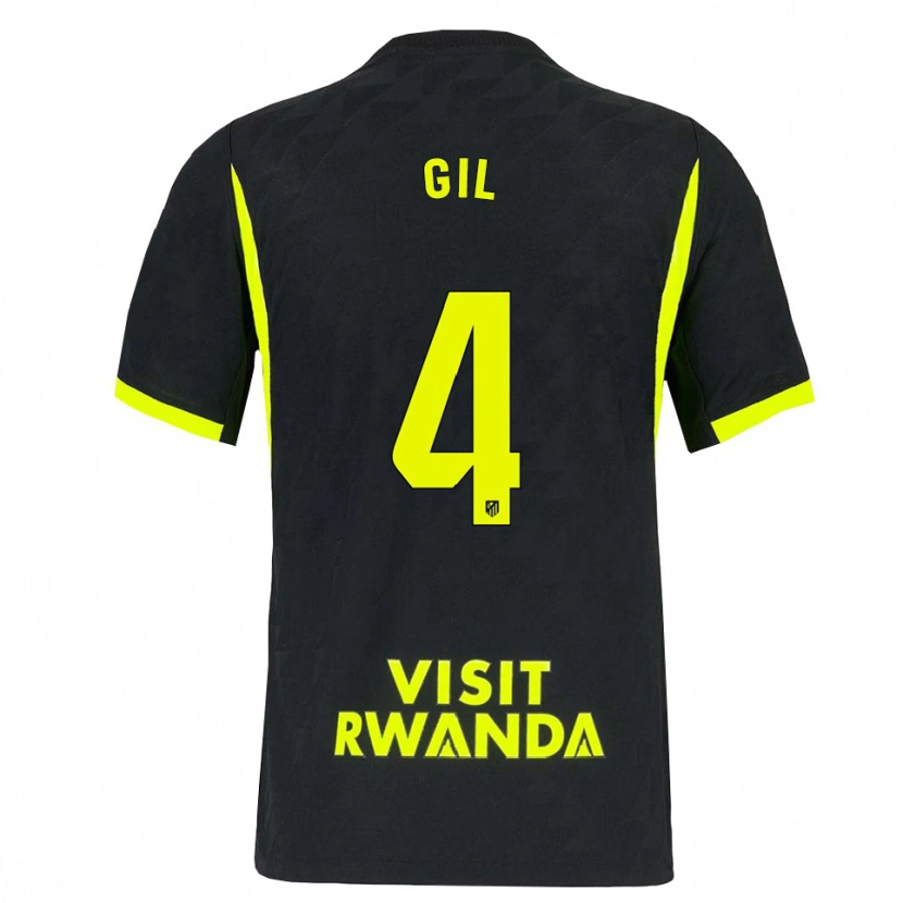 Danxen Kinder Miguel Gil #4 Hellgrün Schwarz Auswärtstrikot Trikot 2026/27 T-Shirt Schweiz