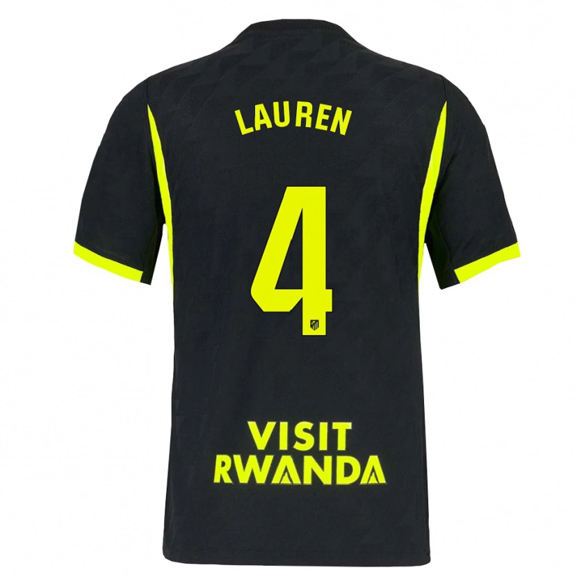 Danxen Kinder Lauren Eduarda Leal Costa #4 Hellgrün Schwarz Auswärtstrikot Trikot 2026/27 T-Shirt Schweiz
