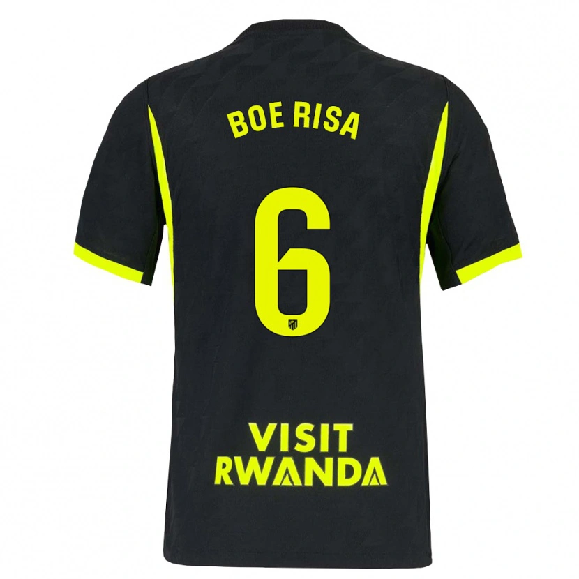 Danxen Kinder Vilde Bøe Risa #6 Hellgrün Schwarz Auswärtstrikot Trikot 2026/27 T-Shirt Schweiz