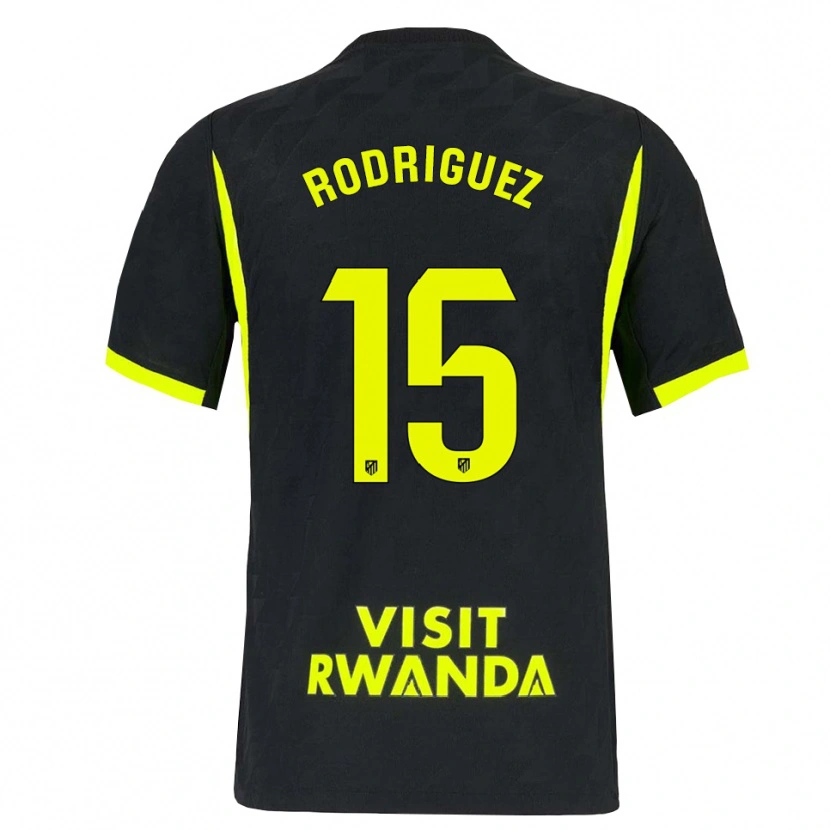 Danxen Kinder Cinta Rodríguez #15 Hellgrün Schwarz Auswärtstrikot Trikot 2026/27 T-Shirt Schweiz