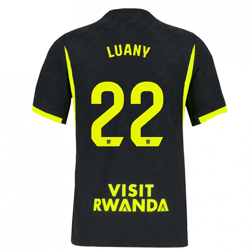 Danxen Kinder Luany Vitória Da Silva Rosa #22 Hellgrün Schwarz Auswärtstrikot Trikot 2026/27 T-Shirt Schweiz