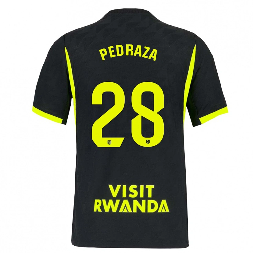Danxen Kinder Alfredo Pedraza #28 Hellgrün Schwarz Auswärtstrikot Trikot 2026/27 T-Shirt Schweiz