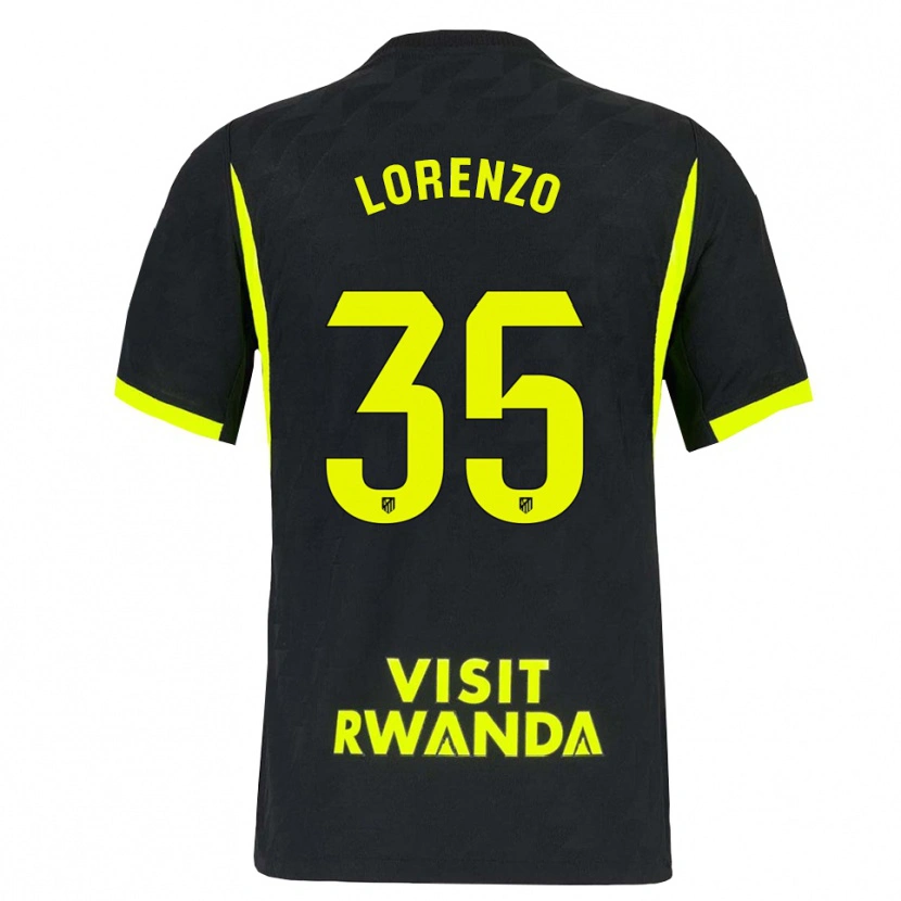 Danxen Kinder Diego Lorenzo #35 Hellgrün Schwarz Auswärtstrikot Trikot 2026/27 T-Shirt Schweiz