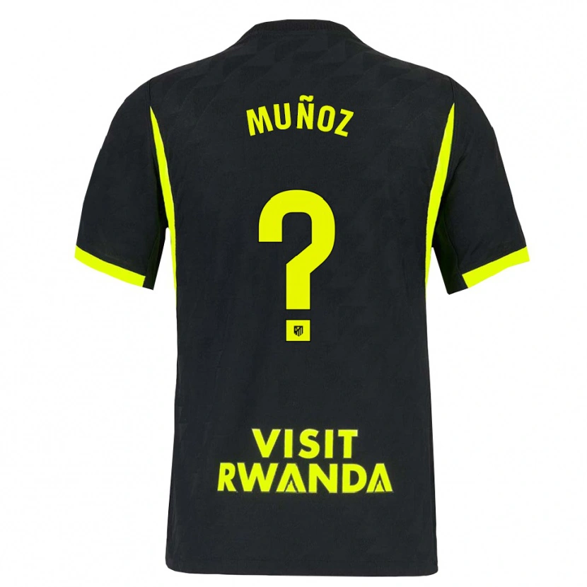 Danxen Kinder Emiliano Muñoz #0 Hellgrün Schwarz Auswärtstrikot Trikot 2026/27 T-Shirt Schweiz