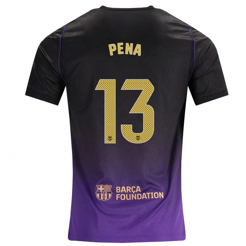 Danxen Kinder Inaki Pena #13 Lila Gelb Schwarz Auswärtstrikot Trikot 2026/27 T-Shirt Schweiz