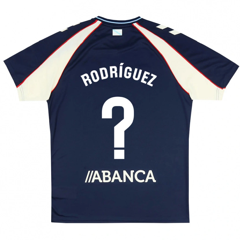 Danxen Kinder Yago Rodríguez #0 Königsblau Rot Weiß Auswärtstrikot Trikot 2026/27 T-Shirt Schweiz